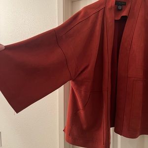 Burnt Orange Suede Jacket